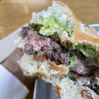 Gott's Roadside - How rare is rare for this Texas burger? - Salad Near Me - Walnut Creek, California
