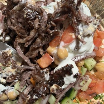 Parsley Modern Mediterranean - Hummus Shawarma Bowl Steak - Mediterranean Near Me - Las Vegas, Nevada