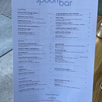 Spoonbar - Seafood Near Me - Healdsburg, California Spoonbar - Seafood Near Me - Healdsburg, California
