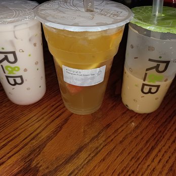 Boba Tea Planets - Strawberry Horchata, Hawaiian Fruit black tea, Classic Milk Tea with Boba. - Bubble Tea Near Me - Pomona, California