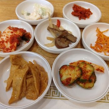 Manna Korean Restaurant - Banchan (side dishes) are always consistently good. - Korean Near Me - Northbrook, Illinois Manna Korean Restaurant - Banchan (side dishes) are always consistently good. - Korean Near Me - Northbrook, Illinois