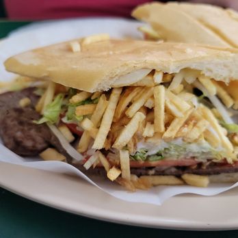 I am Latin Cafe - Pan con Bistec (Steak sandwich) - Latin American Near Me - Miami, Florida I am Latin Cafe - Pan con Bistec (Steak sandwich) - Latin American Near Me - Miami, Florida