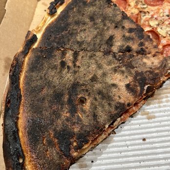 Tomato Pie Pizza Joint - Pizza tasted horrible ... bc it's burnt! Marsal oven cooked not wood fire! - Pizza Near Me - Silver Lake, California Tomato Pie Pizza Joint - Pizza tasted horrible ... bc it's burnt! Marsal oven cooked not wood fire! - Pizza Near Me - Silver Lake, California