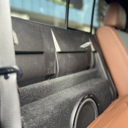 Tint Wrap & Audio Guys - Short throw sub with custom enclosure