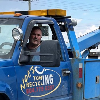 Joe’s Scrap Car Removal - Joe in his tow truck - Towing Near Me - Port Coquitlam, British Columbia Joe’s Scrap Car Removal - Joe in his tow truck - Towing Near Me - Port Coquitlam, British Columbia
