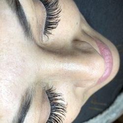 Lash Out by Adriana Culverhouse - Before and after full set!! Another happy client felling brand new