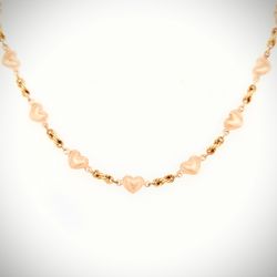 Heritage Gold & Diamond Exchange - 10KT Rose Gold Heart Necklace