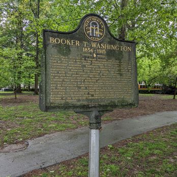 Booker T. Washington Historical Marker - Booker T. Washington Historical Marker, Piedmont Park, Atlanta - Landmarks & Historical Buildings Near Me Booker T. Washington Historical Marker - Booker T. Washington Historical Marker, Piedmont Park, Atlanta - Landmarks & Historical Buildings Near Me