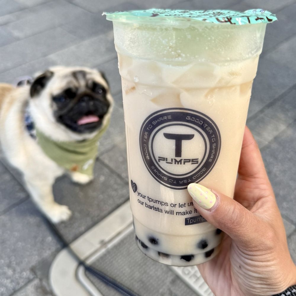 Tpumps - Burlingame - Passionfruit, Mango, Guava Green Milk Tea - Bubble Tea Near Me - Burlingame, California Tpumps - Burlingame - Passionfruit, Mango, Guava Green Milk Tea - Bubble Tea Near Me - Burlingame, California