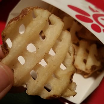 Chick-fil-A - Waffle fries, a bit cold eery now and then, I would recommend to make small batches at a time. - Fast Food Near Me - Lithonia, Georgia