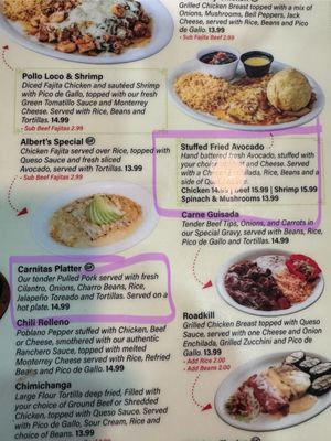 Menu photo 7 MasFajitas Mexican Restaurant Georgetown, TX