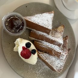French toast with whipped cream French toast with whipped cream