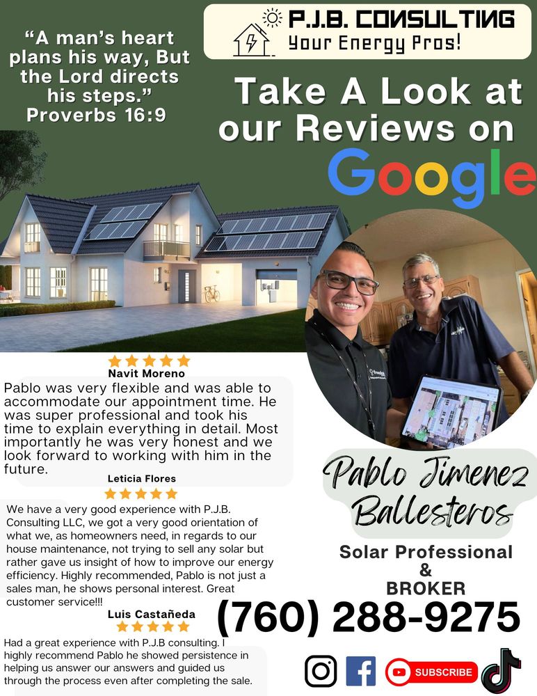 Slide of PJB Consulting