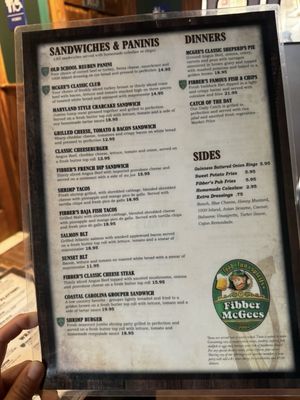 Menu photo 1 Fibber Mcgees Sunset Beach, NC Menu photo 1 Fibber Mcgees Sunset Beach, NC