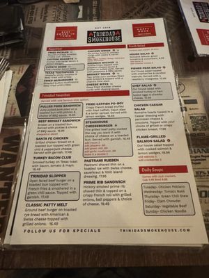 Menu photo 4 Trinidad Smokehouse Trinidad, CO Menu photo 4 Trinidad Smokehouse Trinidad, CO