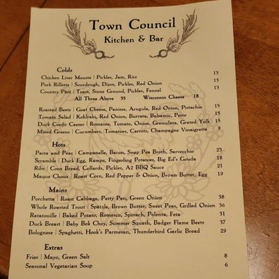 Menu photo 5 Town Council Kitchen and Bar Neenah, WI Menu photo 5 Town Council Kitchen and Bar Neenah, WI
