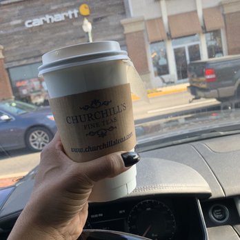 Churchill’s Fine Teas - a hand holding a cup of coffee - Coffee & Tea Near Me - Cincinnati, Ohio Churchill’s Fine Teas - a hand holding a cup of coffee - Coffee & Tea Near Me - Cincinnati, Ohio