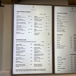 the menu the menu