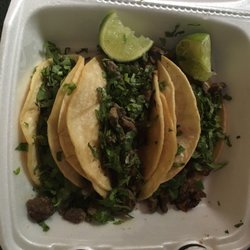 Liberty Food Court - Three steak tacos with cilantro (no onions or pickles)