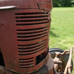 Emersons Store - Tractor outside