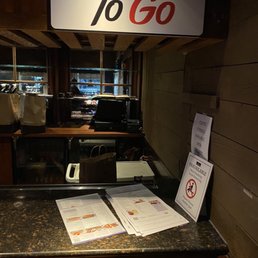 To go pick up and pay To go pick up and pay
