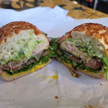 Yonkers Cafe - Open faced  Golden Gate Sandwich - Coffee & Tea Near Me - San Francisco, California
