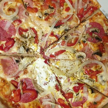Pizza Welt - Pizza Vulkan (Paprika/Schinken/Zwiebeln/Ei) - Pizza Near Me - Viernheim, HE