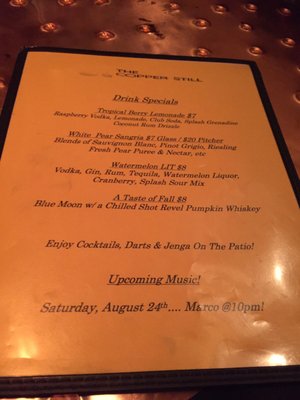 Menu photo 2 The Copper Still Pomona, NY