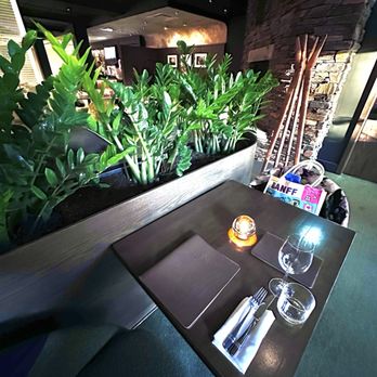 La Terrazza Dining Room and Lounge - Two top near the front - Lounges Near Me - Banff, Alberta La Terrazza Dining Room and Lounge - Two top near the front - Lounges Near Me - Banff, Alberta