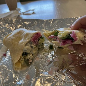 Eco Bean + Greens - Falafel Wrap - Coffee & Tea Near Me - South Burlington, Vermont