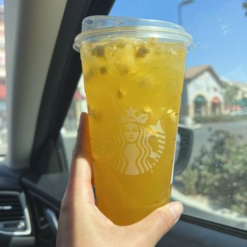 Starbucks - Pineapple passion fruit lemonade - Coffee & Tea Near Me - Bakersfield, California Starbucks - Pineapple passion fruit lemonade - Coffee & Tea Near Me - Bakersfield, California