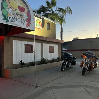 Copas Cantina - Front of the  building has motorcycle parking, additional parking in rear and on the street. - Dive Bars Near Me - Fresno, California