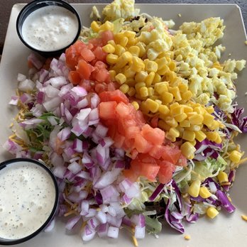 Jake's Billiards - Cobb Salad (large) with no bacon - Pool Halls Near Me - Greensboro, North Carolina