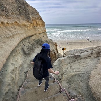Torrey Pines State Reserve - Steep stairs - Parks Near Me - La Jolla, California Torrey Pines State Reserve - Steep stairs - Parks Near Me - La Jolla, California