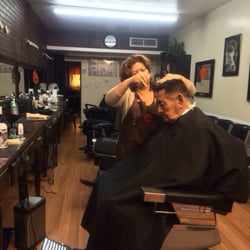 Pablo's Barbershop - Carmen given a haircut
