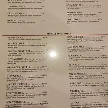 Aki Japanese Restaurant - Menu 1 - Sushi Bars Near Me - Covington, Louisiana