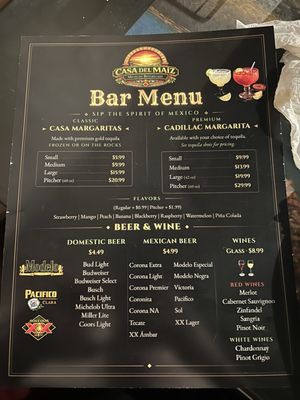 Menu photo 1 Casa Del Maiz St Peters, MO