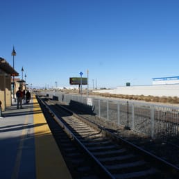 The rail side of the Train Station
