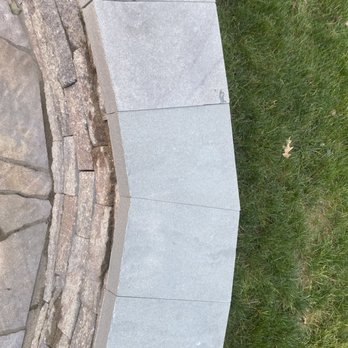 Calo Renovations - Supposed to be round wall and not cut properly. - Siding Near Me