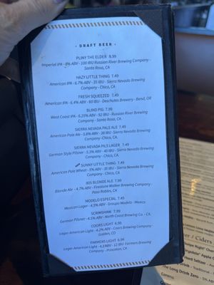 Menu photo 6 The Pour House Chico, CA