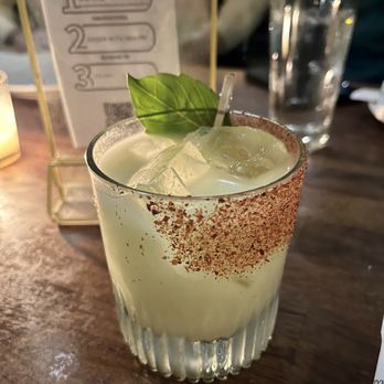 Blossom Bar - Broken Spanish tequila cocktail - Cocktail Bars Near Me - Brookline, Massachusetts