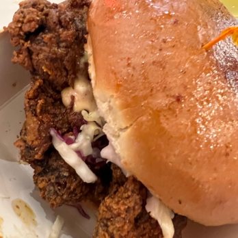 Baba's Hot Chicken - Baba's Hot Sandwich Only Mild - Chicken Shop Near Me - Riverside, California