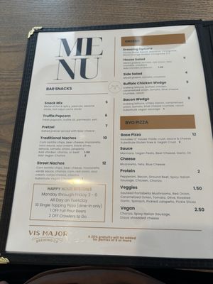 Menu photo 3 Vis Major Brewing Co. Omaha, NE