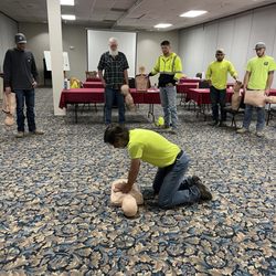 CD Safety Training - Great fun doing some CPR Training.
