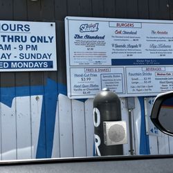 The Stand Arcadia Burger Shoppe - The menu