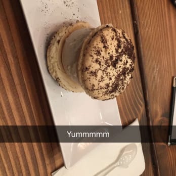 Mini Monster Cafe - Oreo flavored macaroon with horchata ice cream as the filling - Ice Cream & Frozen Yogurt Near Me - Long Beach, California