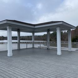 Bass Lake Park - Deck at retreat center