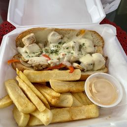Philly Cheese Chicken Sandwich Philly Cheese Chicken Sandwich