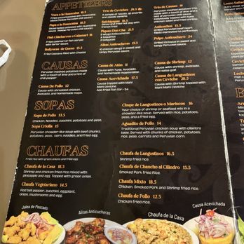 Don Cha - Menu - Peruvian Near Me - Pensacola, Florida