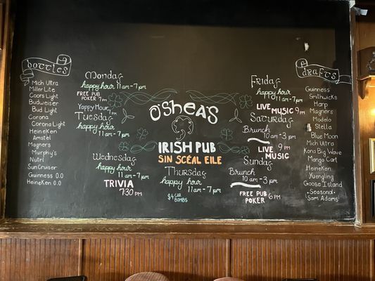 O'Sheas Irish Pub by null